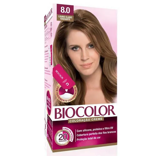 Tintura Biocolor Mini Kit 8.0 Louro Claro Radiante 1x1