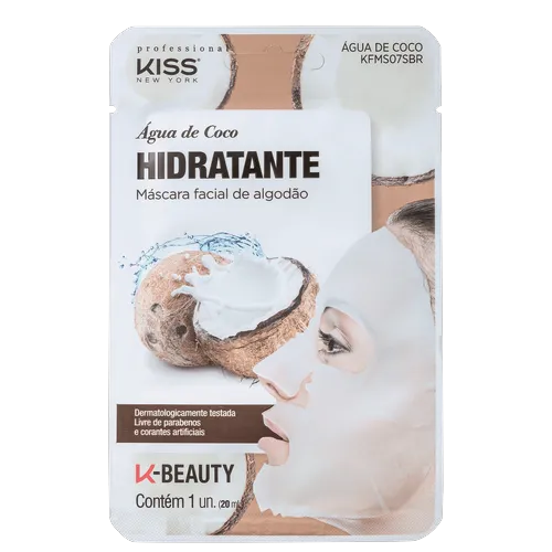 Kiss Rk Mascara Fac Hidratante Kfms07sbr Agua De Coco - 13778