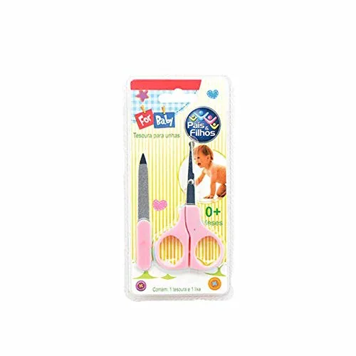 Tesoura E Lixa Unhas Rosa Pais E Filhos