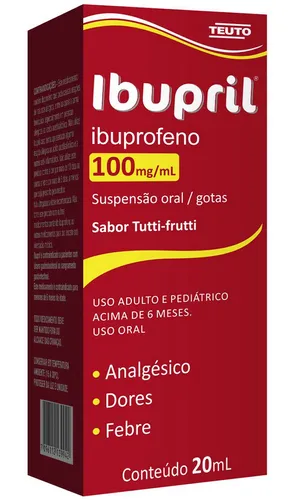 Ibupril 100mg/Ml Gts 20ml