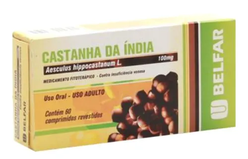 Castanha Da India 100mg 60cp