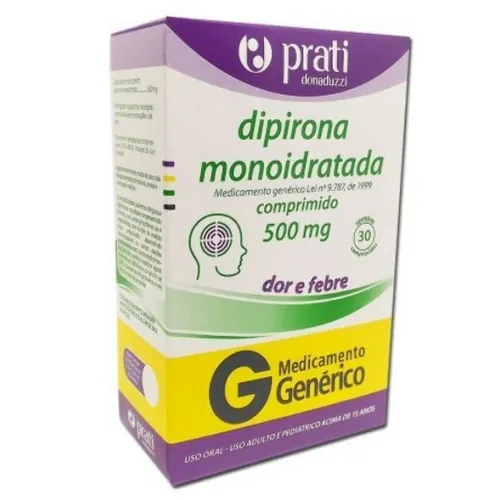 Dipirona 500mg 30cp