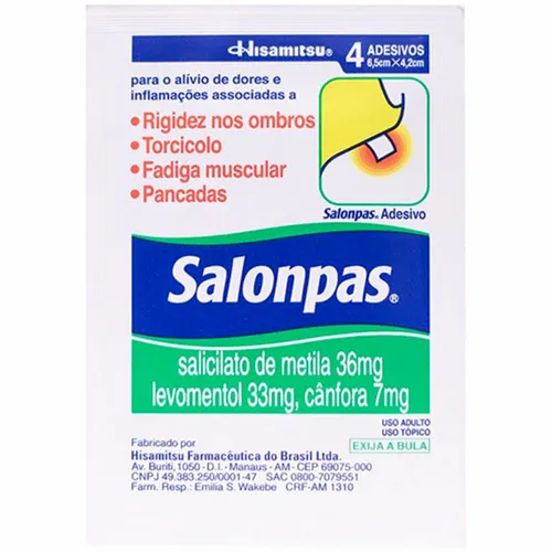 Salonpas Emplastro P 4un