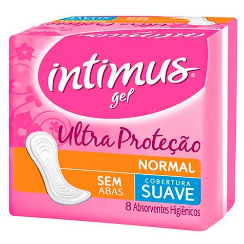 Absorvente Intimus Gel Suave Com Abas 8/Unidades
