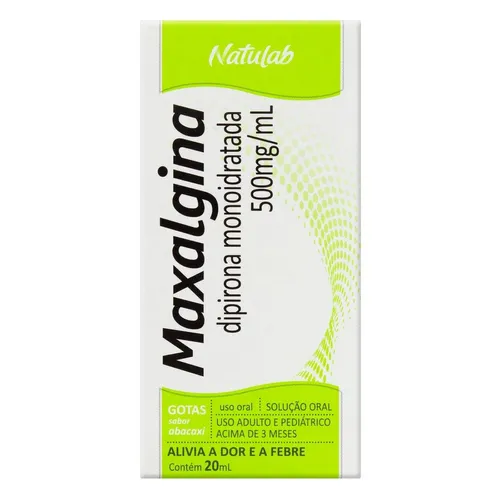 Maxalgina 500mg/Ml Gts 20ml