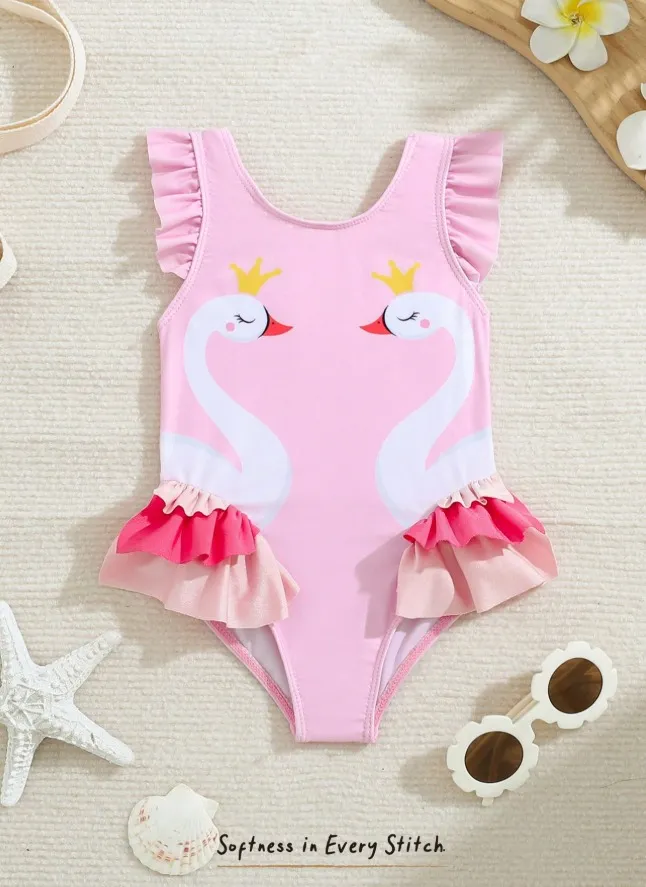 Maiô Cisne Baby - TAM 9 a 12 M