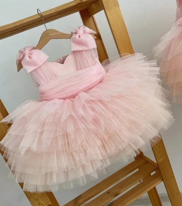 Vestido Luxo Rosa - Tam 9 a 12M