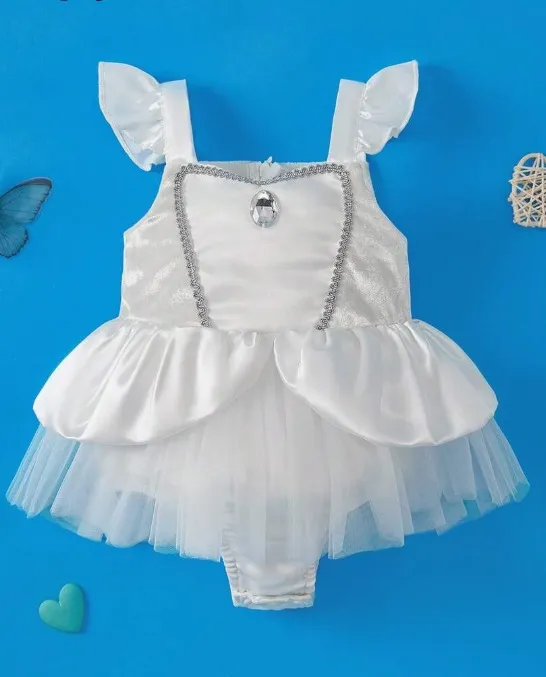 Body Vestido Princesa – 3 A 6 Meses