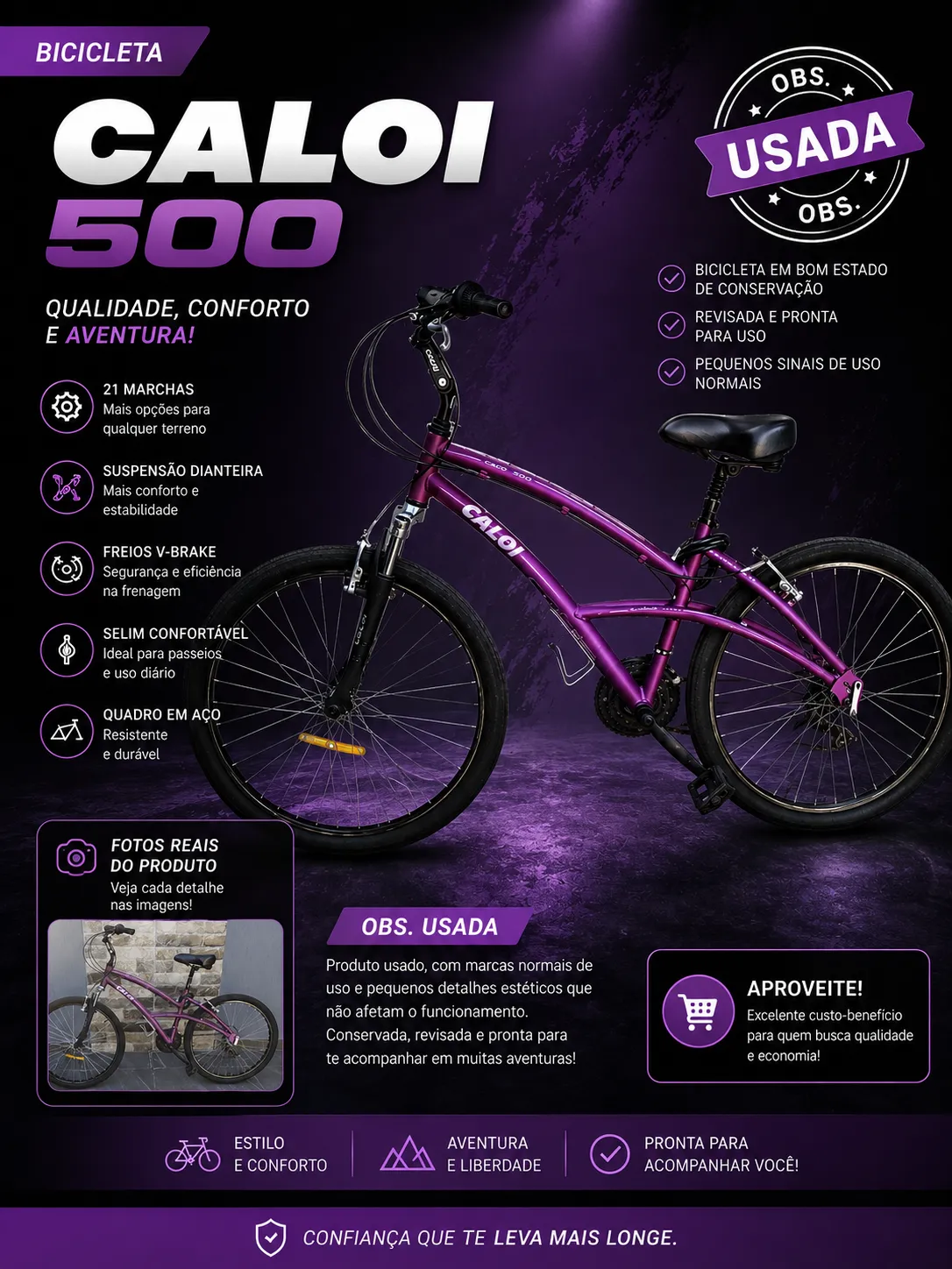 Bicicleta Caloi