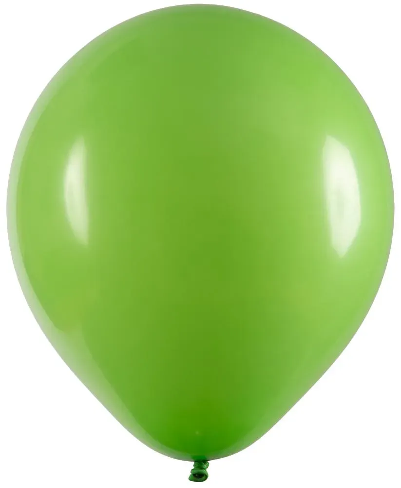 Balao N5 Redondo C/50 Verde Folha Art Latex