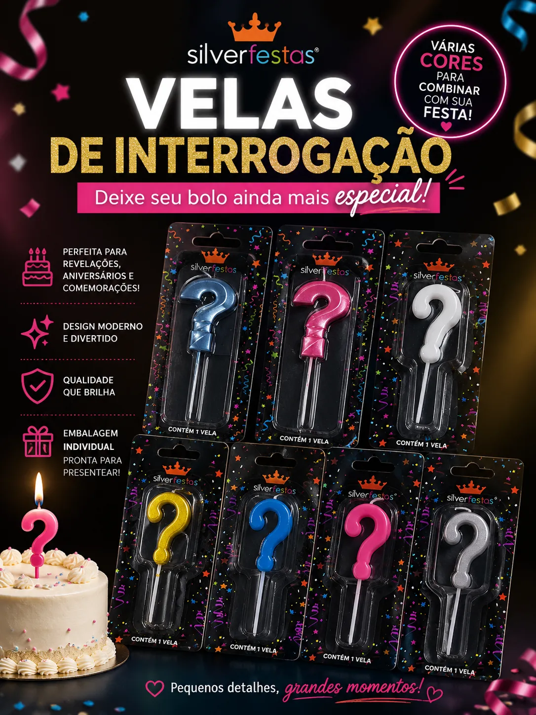 Vela Pick Interrogação