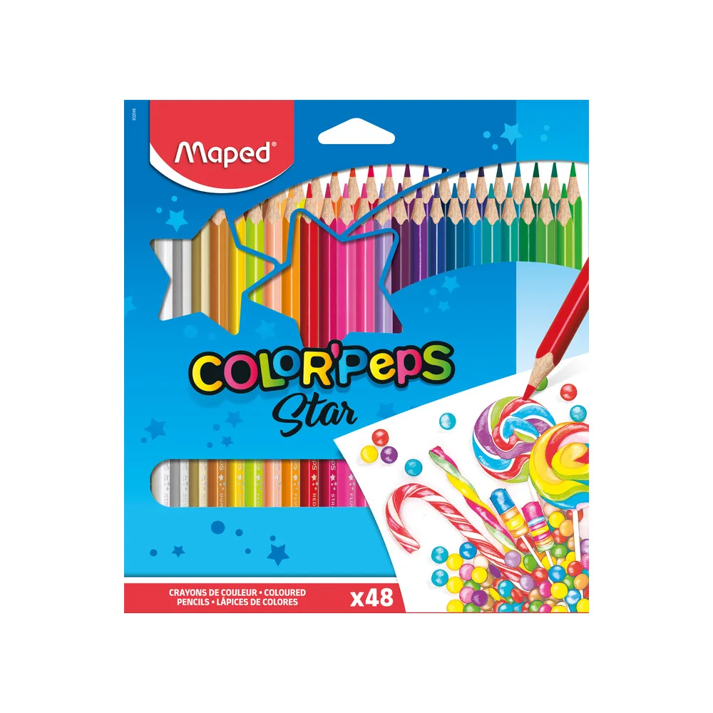 Lapis De Cor 48crs Color Peps Maped