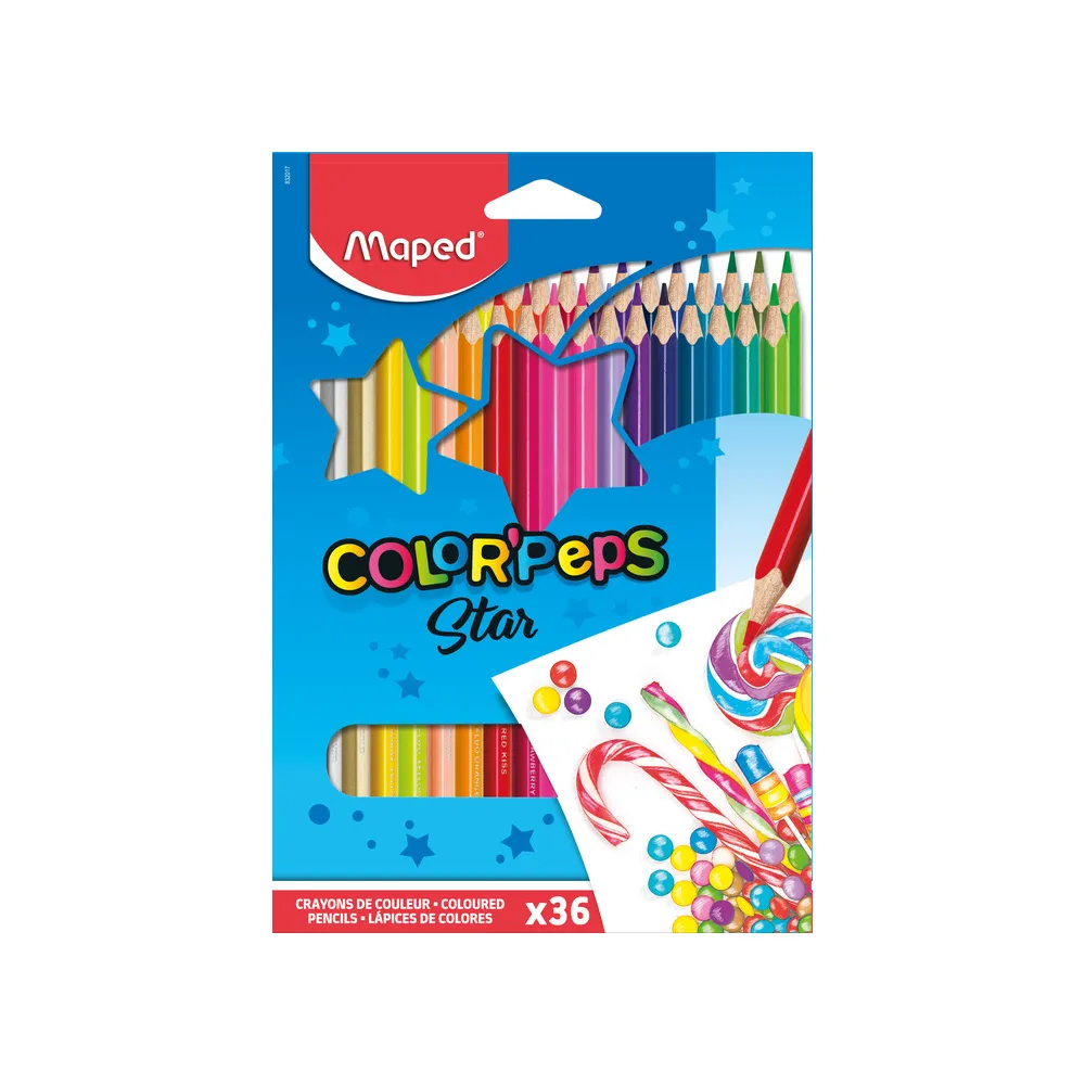 Lapis Cor Colorpeps Star 36 Cores