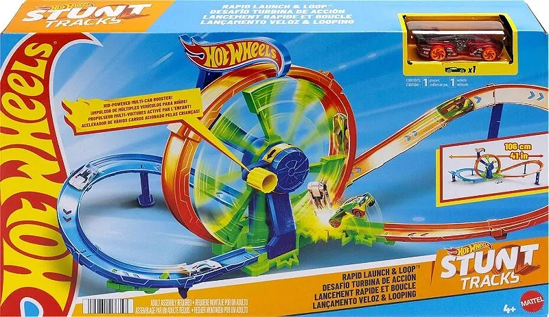 Hot Wheels Pista Action Desafio Turbina De Acao Unidad